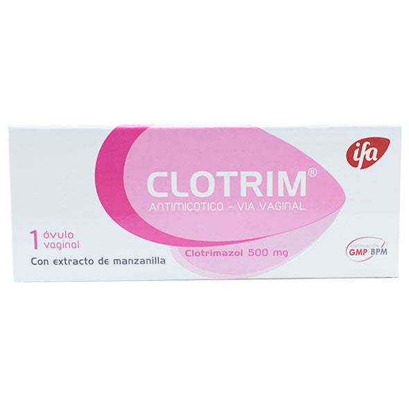 Clotrim Clotrimazol 500Mg X Caja