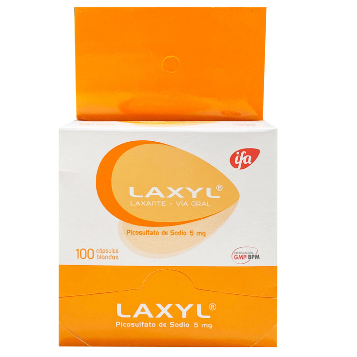Laxyl Picosulfato De Sodio 5Mg X Capsula Blanda