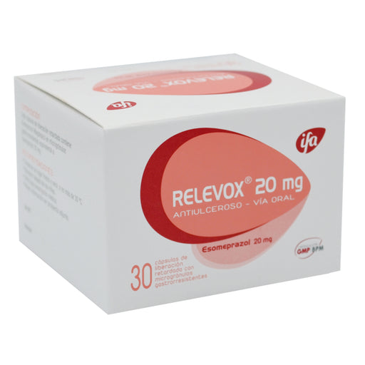 Relevox Esomeprazol 20Mg X Capsula