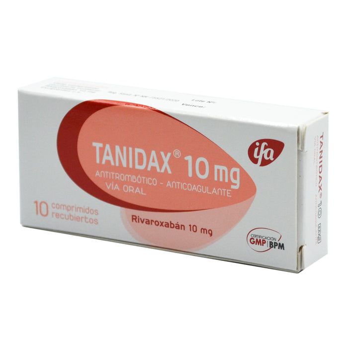 Tanidax 10Mg X 10 Comp Rivaroxaban