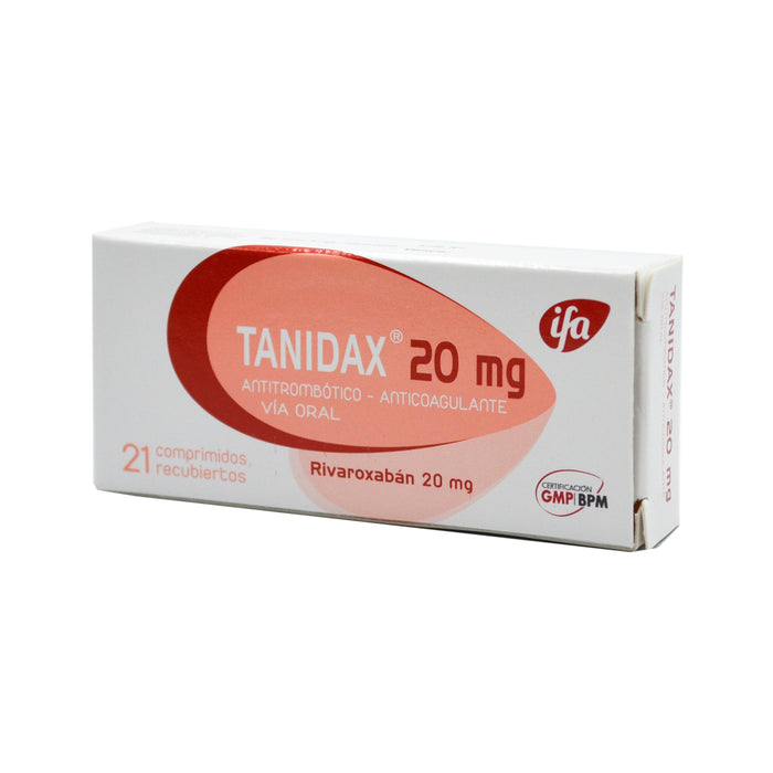 Tanidax 20Mg X 21 Comp Rivaroxaban