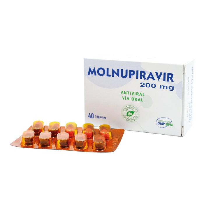 Molnupiravir 200Mg X 4 Blister De 10 Cap (Ifa)