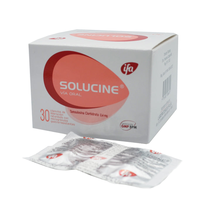 Solucine 0.4Mg X 30 Cap Lib Ret Tamsulosina