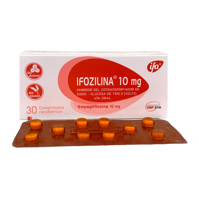 Ifozilina 10Mg Empagliflozina X 30 Comprimidos