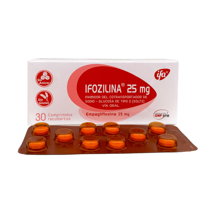 Ifozilina 25Mg Empagliflozina X 30 Comprimidos