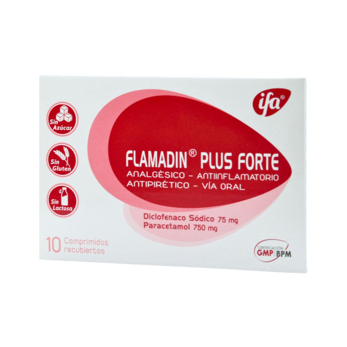 Flamadin Plus Forte Diclofenaco/Paracetamol X Comprimido