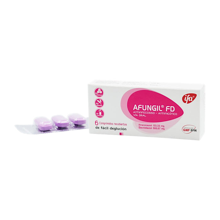 Afungil Fd Secnidazol / Itraconazol X 3 Comprimidos