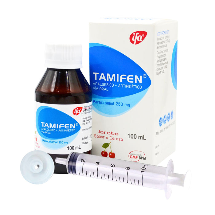 Tamifen 250Mg/5Ml Paracetamol Jarabe X 100Ml