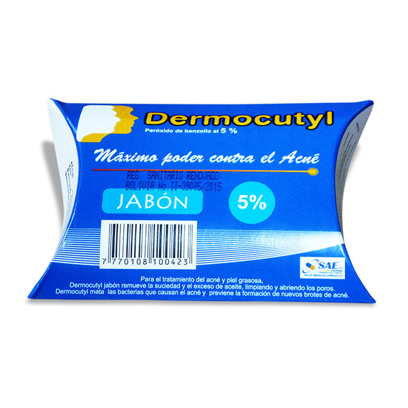 Dermocutyl 0.05 Peroxido De Benzoilo Jabon X 75G
