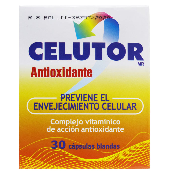 Celutor Antioxidante X Capsula Blanda