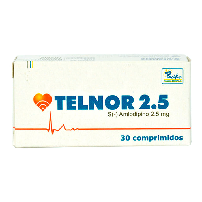 Telnor 2.5Mg Amlodipina X Tableta