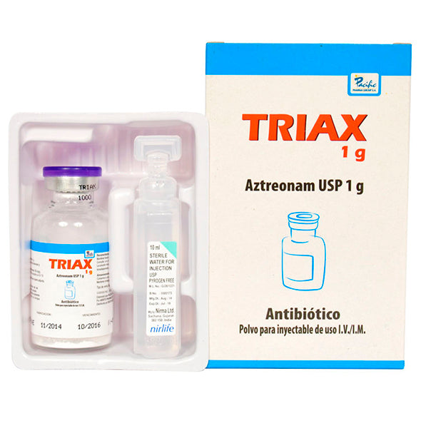 Triax Aztreonam 1G X Ampolla