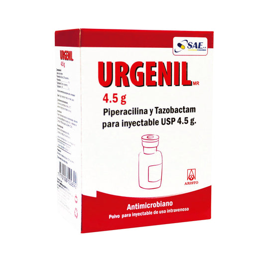 Urgenil Piperacilina Y Tazobactam 4.5G X Ampolla