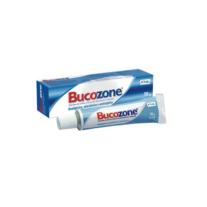 Bucozone Gel Oral Benzalconio Y Lidocaina X 10Gr