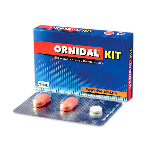 Ornidal Kit Fluconazol 150Mg Y Ornidazol 750Mgl X 3 Comprimidos