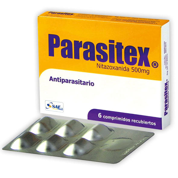 Parasitex Nitazoxanida 500Mg X Tableta