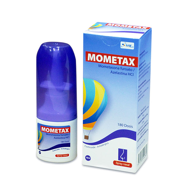 Mometax Spray Nasal X180 Dosis Mometasona Azelasti