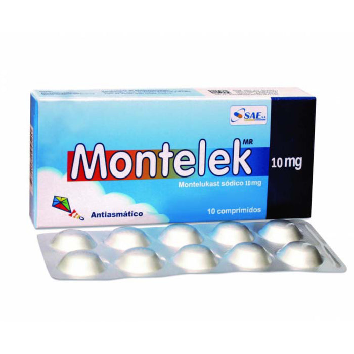 Montelek 10Mg Montelukast Sodico X Tableta