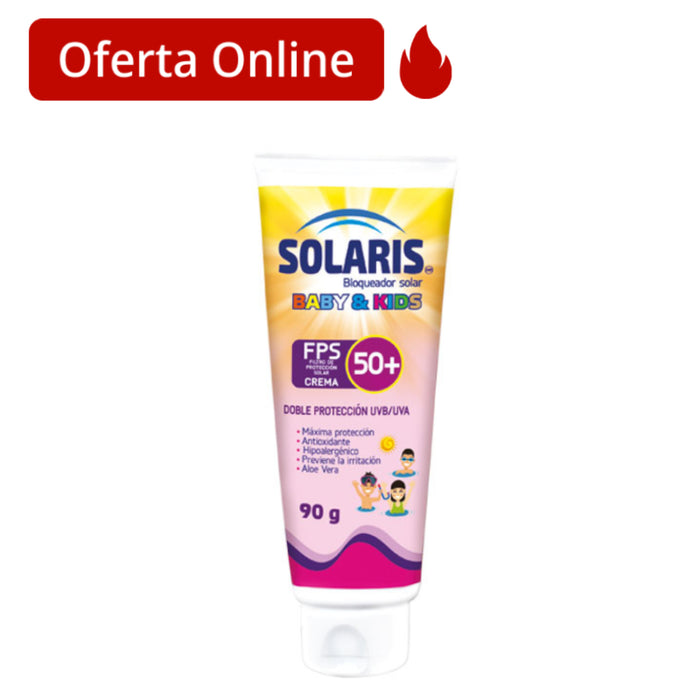 Bloqueador Solar Baby Y Kids Solaris Fps 50 X 90G
