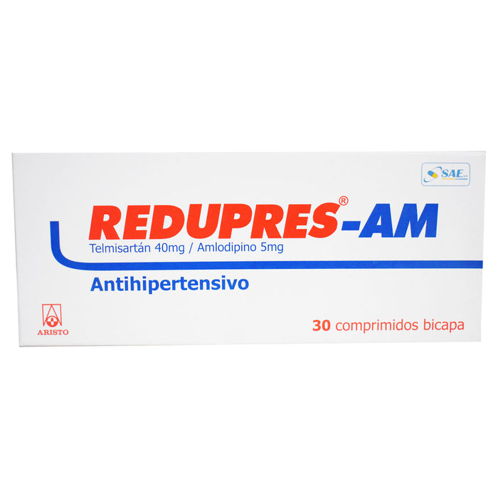 Redupres Am Telmisartan 40Mg Y Amlodipino 5Mg X Tableta