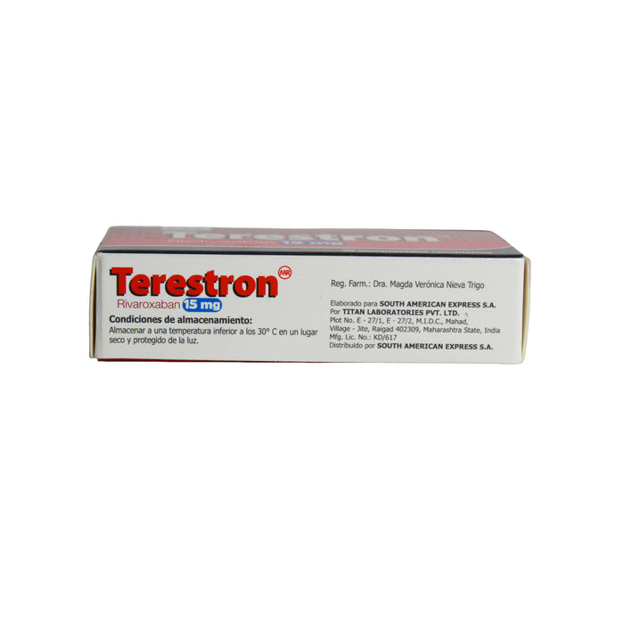 Terestron 15Mg X 30 Comp Rivaroxaban