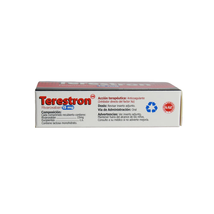 Terestron 15Mg X 30 Comp Rivaroxaban