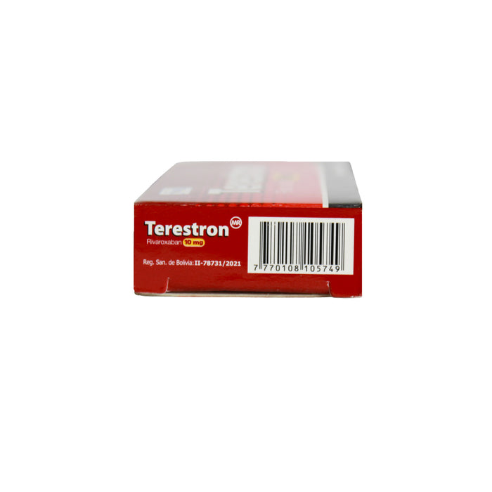 Terestron 10Mg X 10 Comp Rivaroxaban