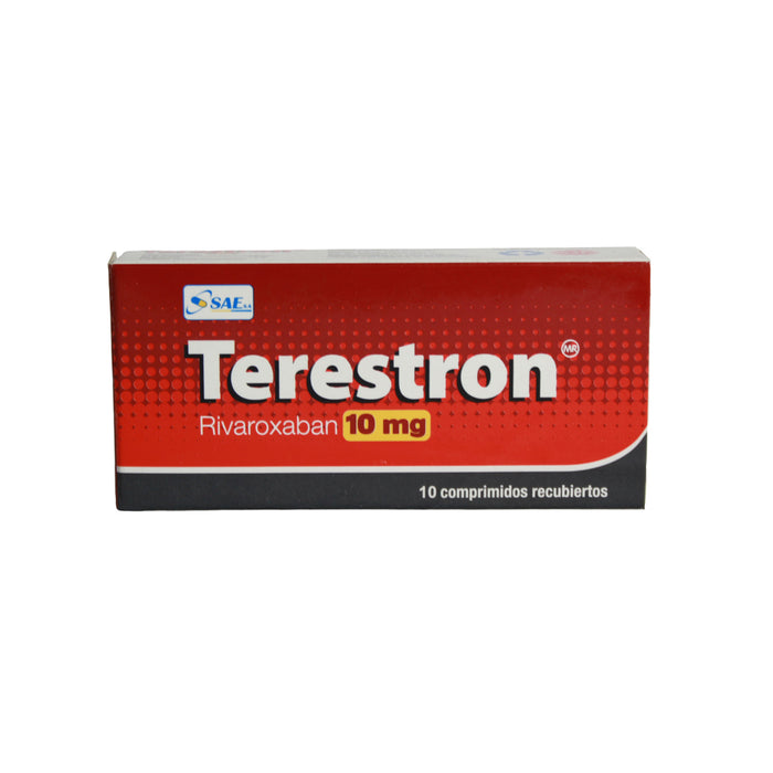 Terestron 10Mg X 10 Comp Rivaroxaban