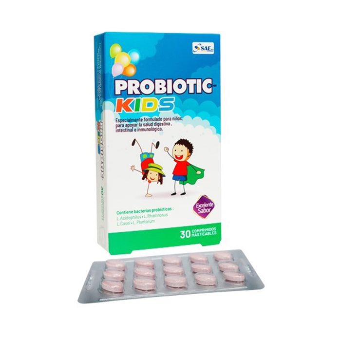 Probiotic Kids Lactobacilos Masticables X Comprimido