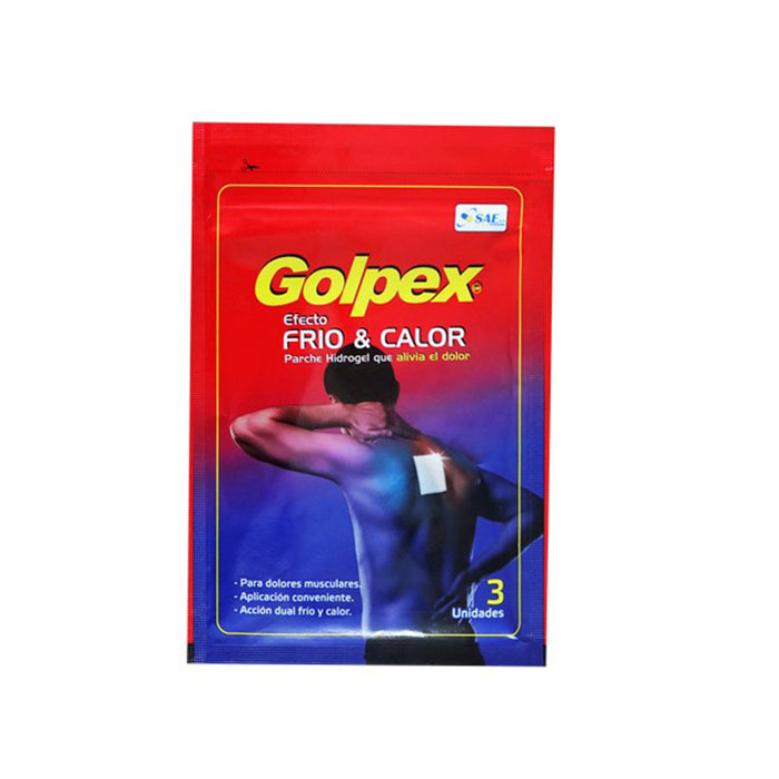 Golpex Frio Calor Parche Sobre X 3 Unidades