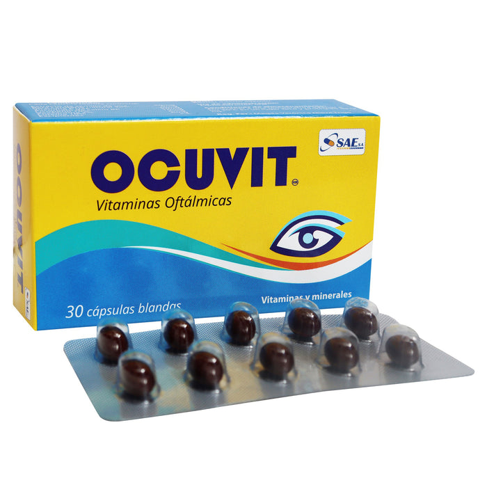 Ocuvit Vitaminas Oftalmicas X Capsulas Blandas