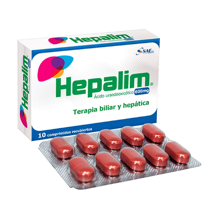 Hepalim Acido Ursodesoxicolico 600Mg X Comprimido