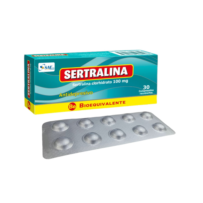 Sertralina 100Mg X Comprimido
