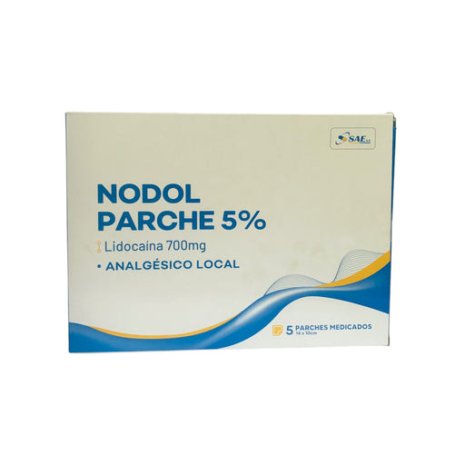 Nodol Lidocaína 5% Caja X 1 Sobre Con 5 Parches