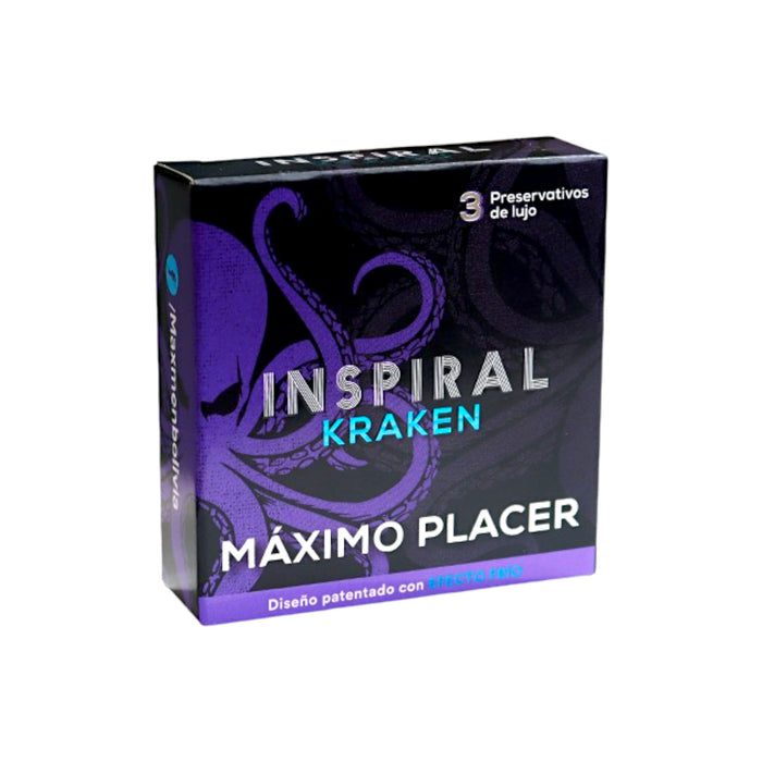 Preservativo Inspiral Kraken X 3 Unidades