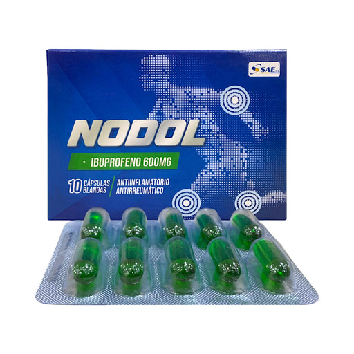 Nodol Ibuprofeno 600 Mg X Cápsula Blanda
