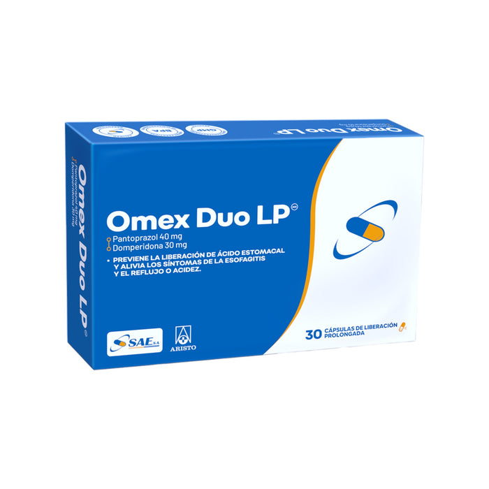 Omex Duo Lp Pantoprazol / Domperidona X Capsula Liberacion Prolongada