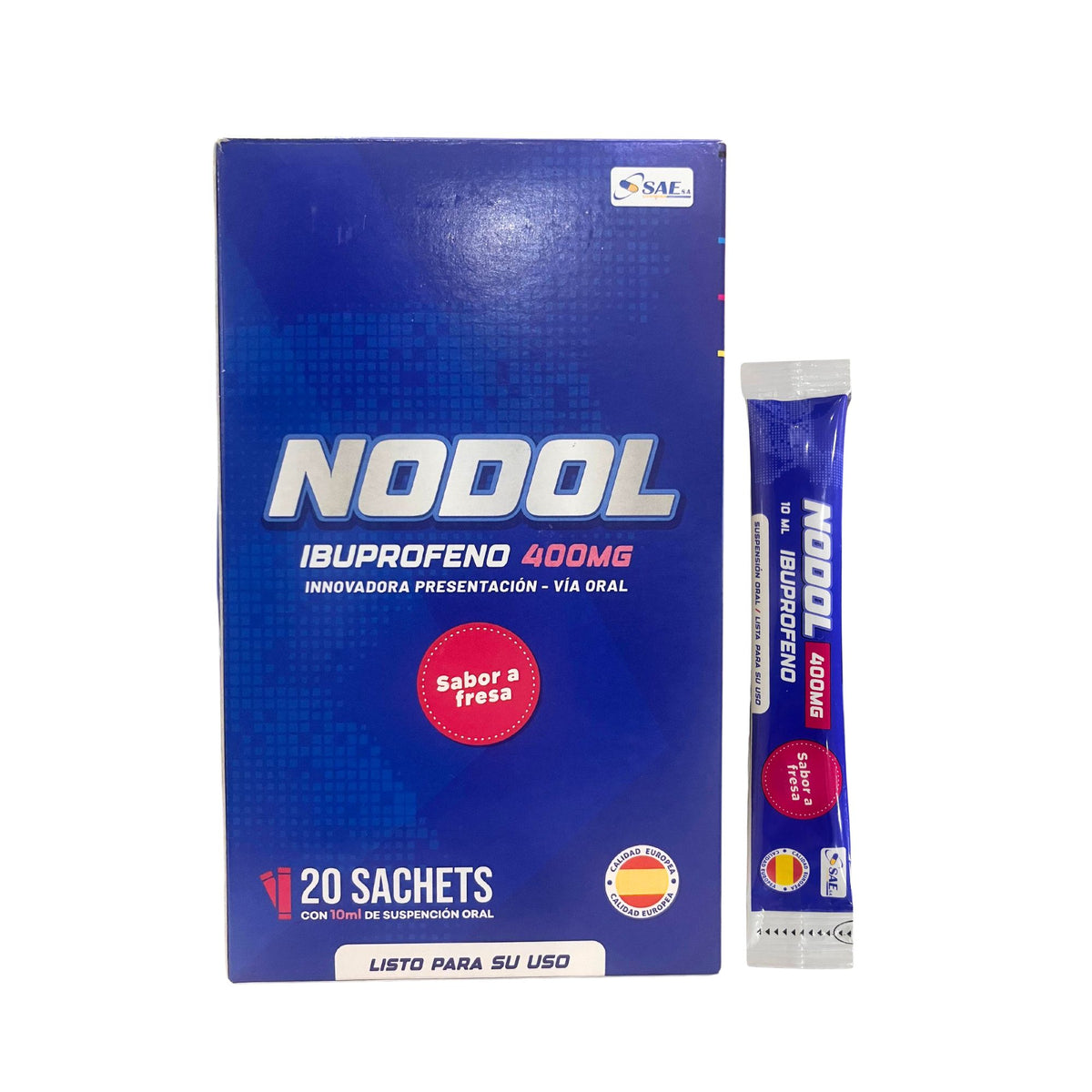 Nodol Ibuprofeno 400Mg Fresa X Sobre— Farmacorp