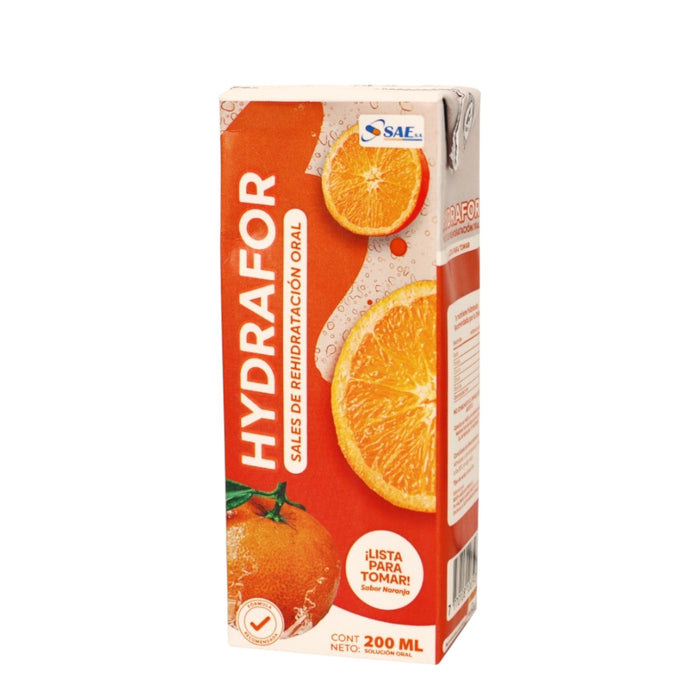 Hydrafor Rehidratante Oral Sabor Naranja X 200Ml