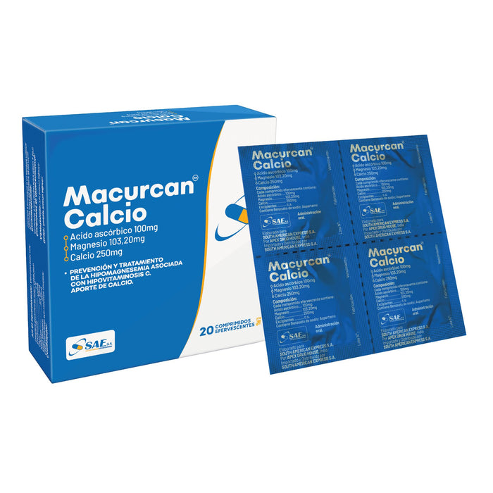 Macurcan Calcio X Comprimido Efervescente