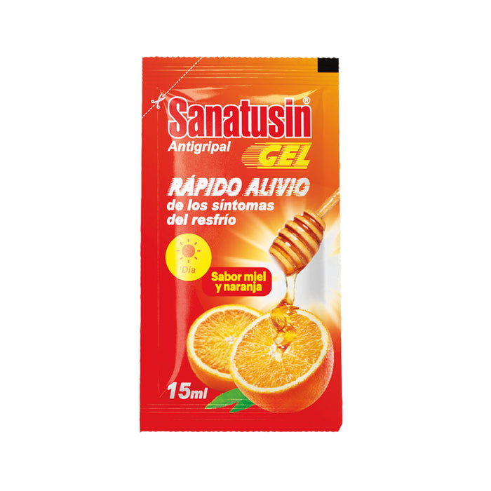 Sanatusin Gel Dia Sabor Naranja Miel X Sobre