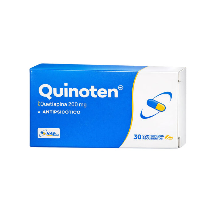 Quinoten 200Mg Quetiapina X Comprimido
