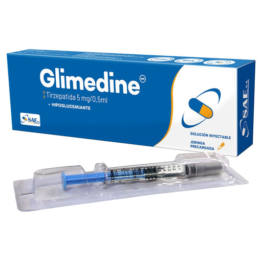 Glimedine Tirzepatida 5Mg/0.5Ml Frio X Jeringa Prellenada