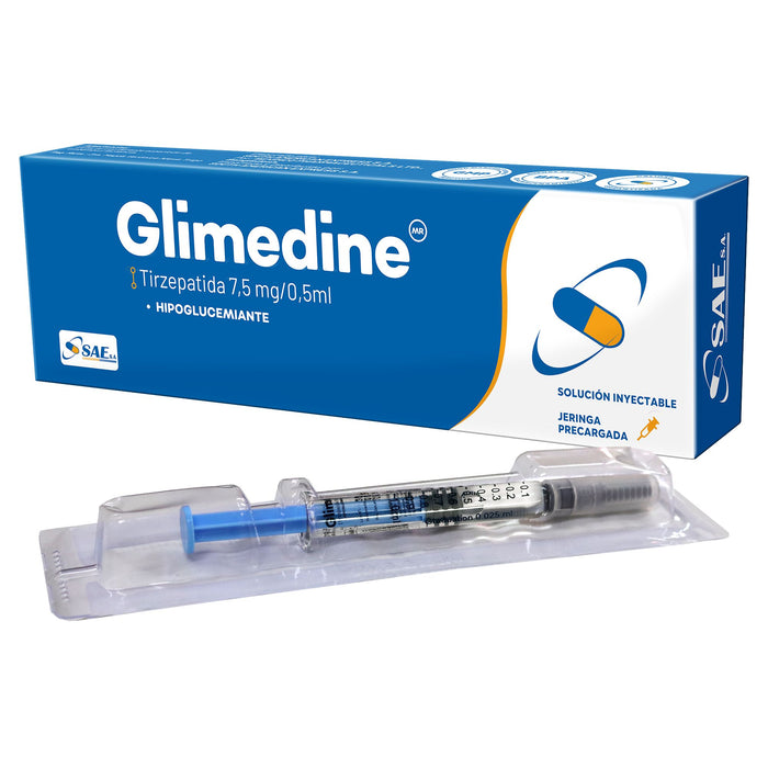 Glimedine Tirzepatida 7.5Mg/0.5Ml Frio X Jeringa Prellenada