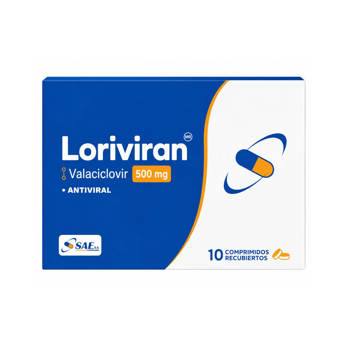 Loriviran 500Mg X 10 Comp Valaciclovir