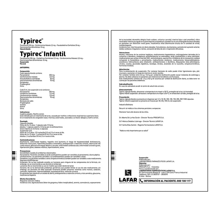 Typirec Infantil Suspension X 100Ml
