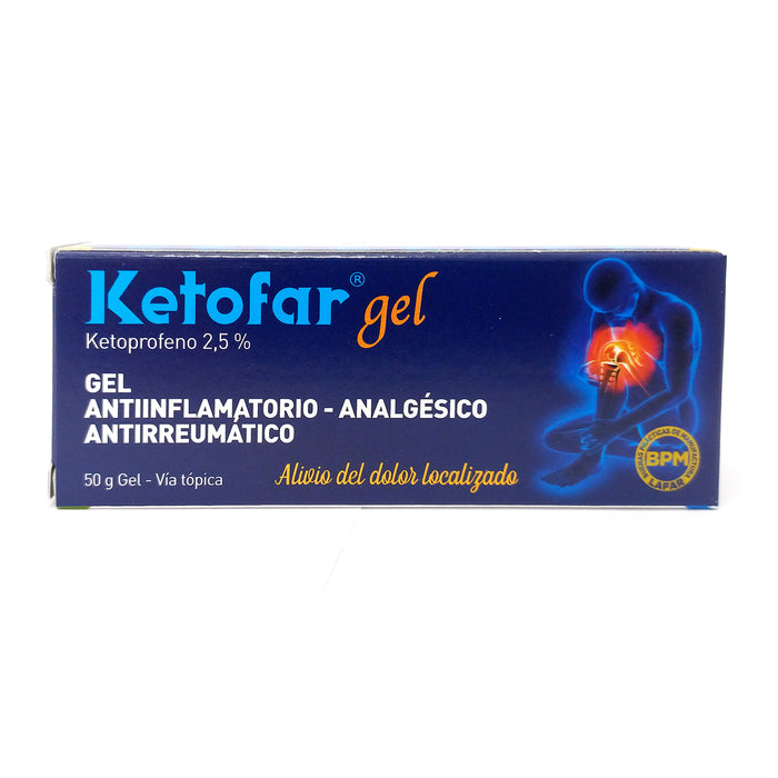 Ketofar Gel Ketoprofeno 0.025 X 50G