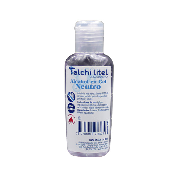 Telchi Alcohol En Gel X 60Ml