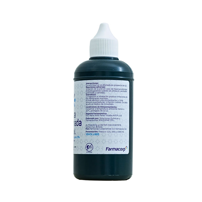 Agua Oxigenada 10 Vol. Farmacorp X 120-125Ml