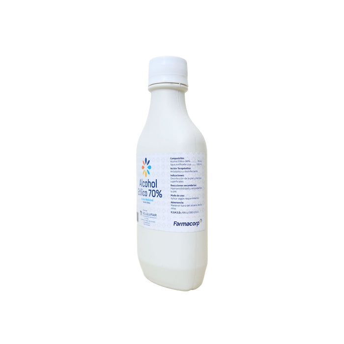 Alcohol Etílico 70% Solución Tópica Farmacorp X 250Ml